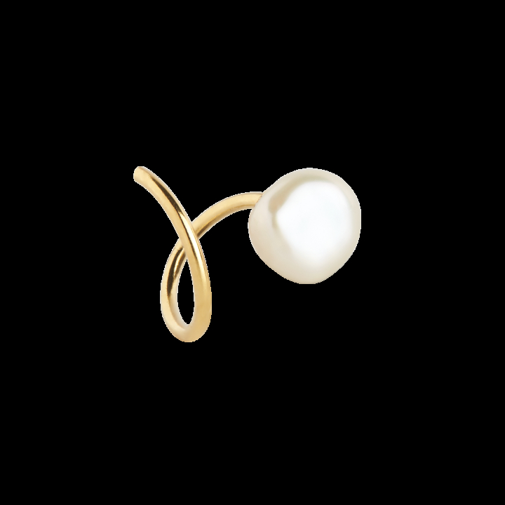 Baroque Twirl Goldplated silver (RIGHT) in the group  at SCANDINAVIAN JEWELRY DESIGN (100715YG)