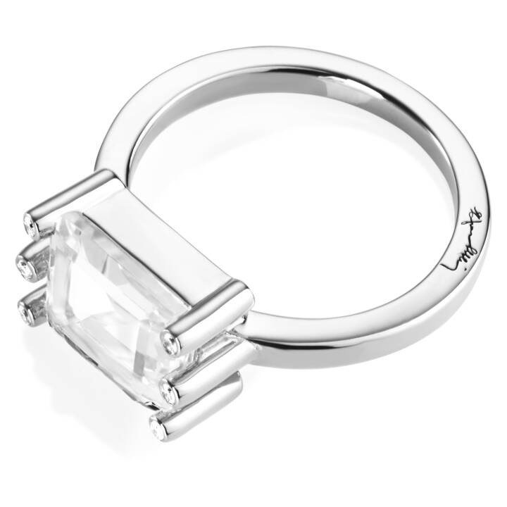 Beautiful Dreamer - Crystal Quartz Ring White gold in the group Rings / White gold rings at SCANDINAVIAN JEWELRY DESIGN (13-102-01824)