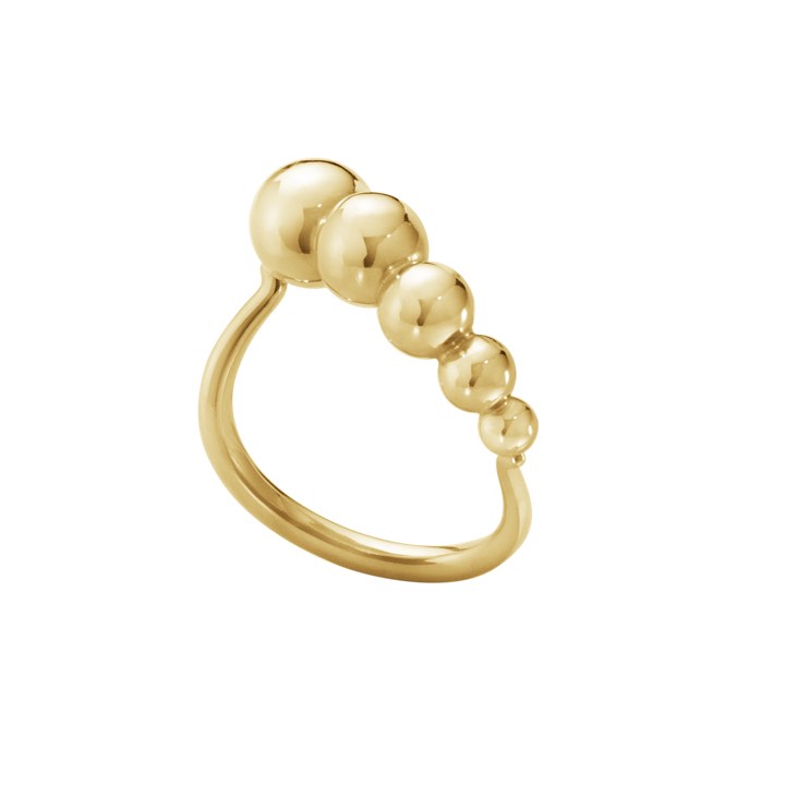 MOONLIGHT GRAPES SLIM Ring Gold in the group Rings / Gold Rings at SCANDINAVIAN JEWELRY DESIGN (20000077)