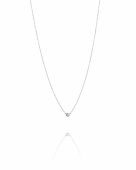 Crown & Stars Necklaces 0.19ct White gold