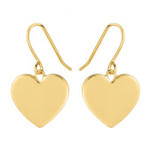 Heart Hook Earring (Gold)