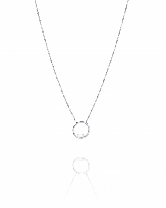 Roller coaster Necklace Silver in the group Necklaces / Silver Necklaces at SCANDINAVIAN JEWELRY DESIGN (10-100-02378-4045)