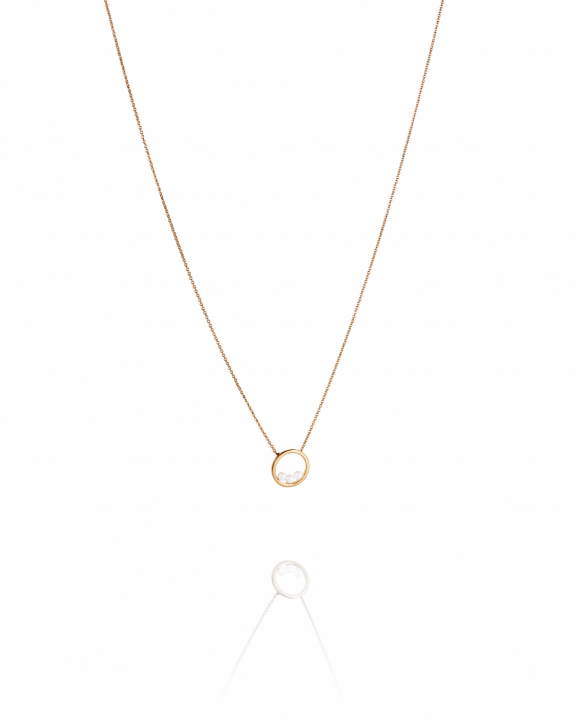 Little roller coaster Necklace Gold in the group Necklaces / Gold Necklaces at SCANDINAVIAN JEWELRY DESIGN (10-101-02376-4045)