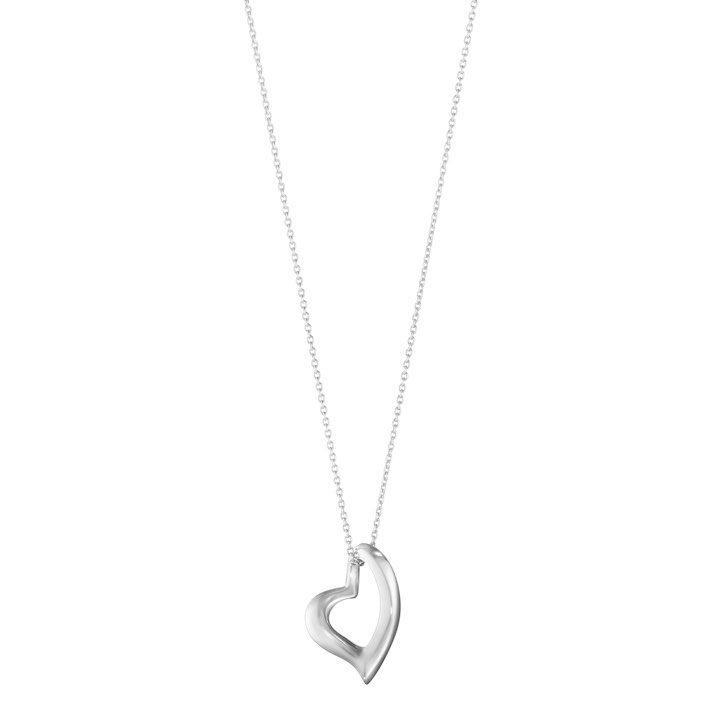 HEART Pendant Silver in the group Necklaces / Silver Necklaces at SCANDINAVIAN JEWELRY DESIGN (10012161)