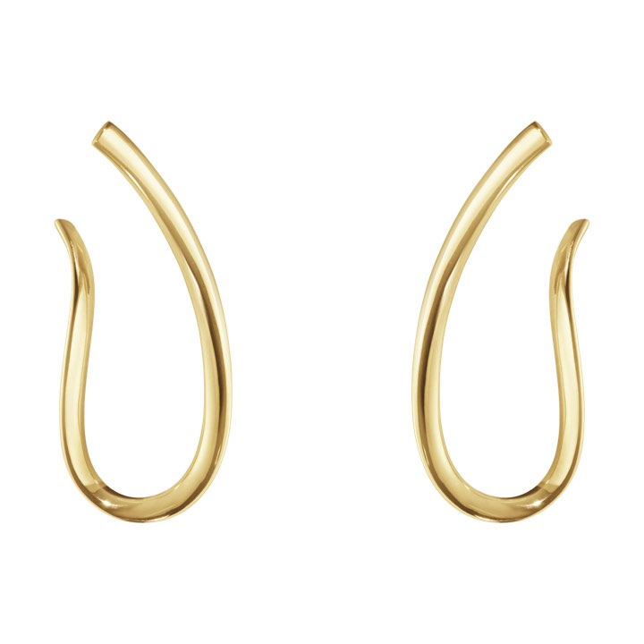 INFINITY Earring Gold in the group Last Chance / Earrings at SCANDINAVIAN JEWELRY DESIGN (10013693)