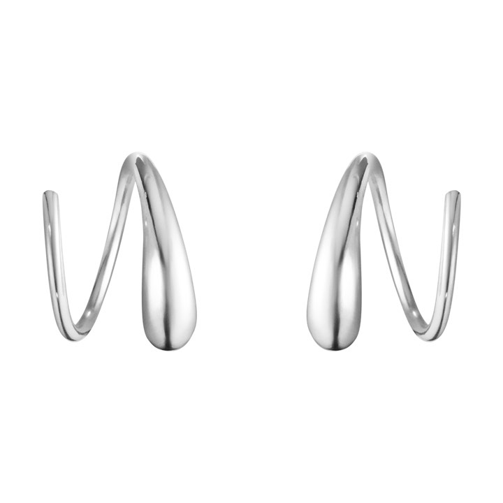 MERCY SWIRL Earring Silver in the group Earrings / Silver Earrings at SCANDINAVIAN JEWELRY DESIGN (10015148)