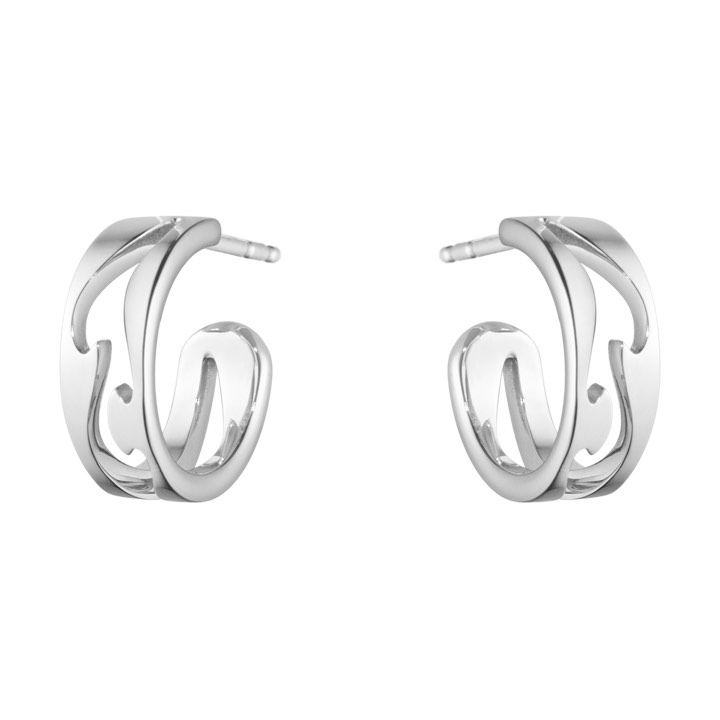 FUSION OPEN Earring White gold in the group Earrings / White Gold Earrings at SCANDINAVIAN JEWELRY DESIGN (10016437)