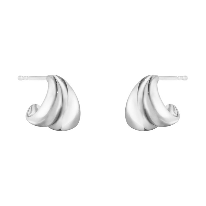 CURVE SMALL Earring Silver in the group Earrings / Silver Earrings at SCANDINAVIAN JEWELRY DESIGN (10017500)
