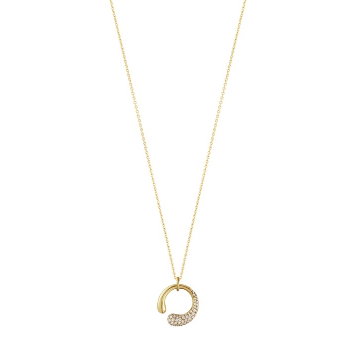 MERCY SMALL Pendant Gold Diamonds PAVE 0.33 CT in the group Necklaces / Diamond Necklaces at SCANDINAVIAN JEWELRY DESIGN (10017828)