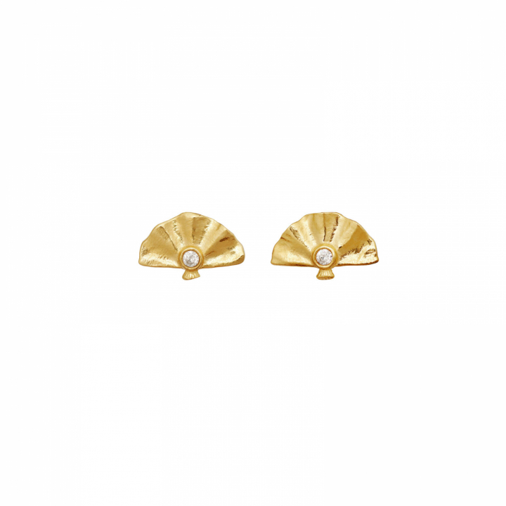 Fantine Earrings Gold in the group Earrings / Gold Earrings at SCANDINAVIAN JEWELRY DESIGN (10046A)