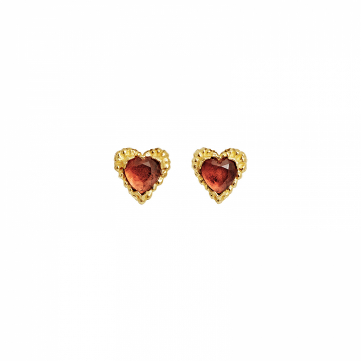 Lina Rosa Earrings Gold in the group Earrings / Gold Earrings at SCANDINAVIAN JEWELRY DESIGN (10048A)