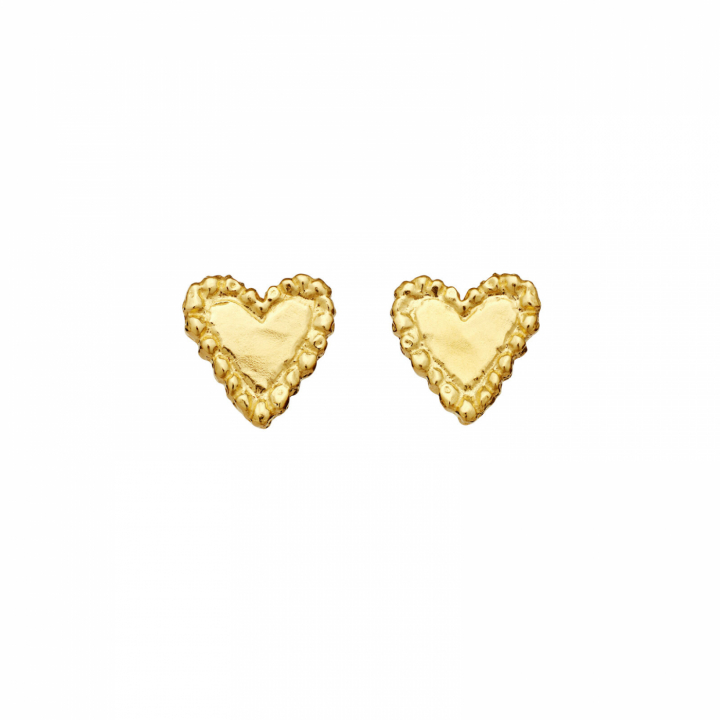 Julie Earrings Gold in the group Earrings / Gold Earrings at SCANDINAVIAN JEWELRY DESIGN (10051A)