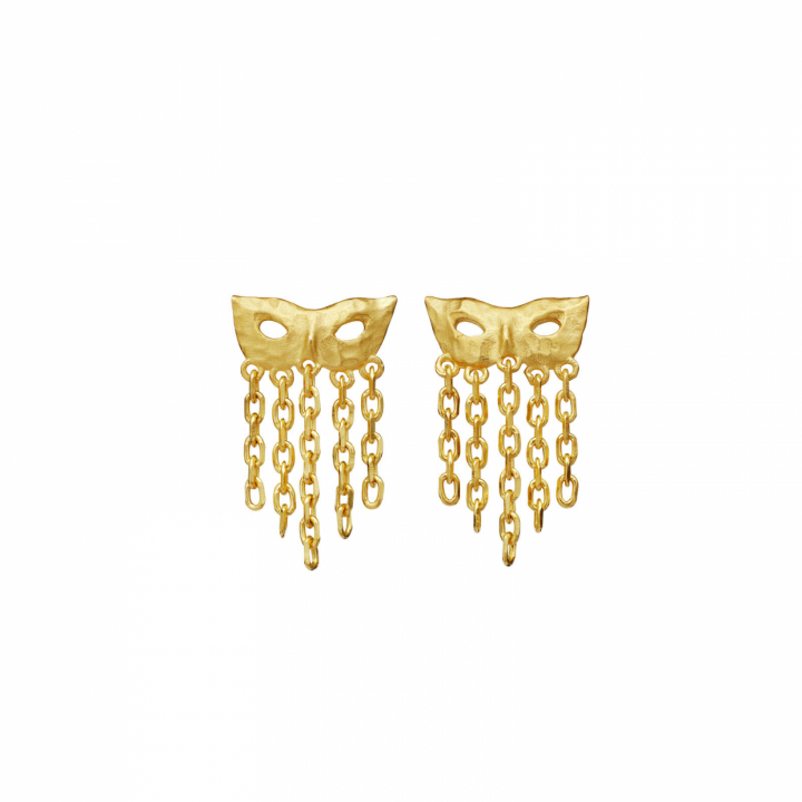 Celare Earrings Gold in the group Earrings / Gold Earrings at SCANDINAVIAN JEWELRY DESIGN (10057A)