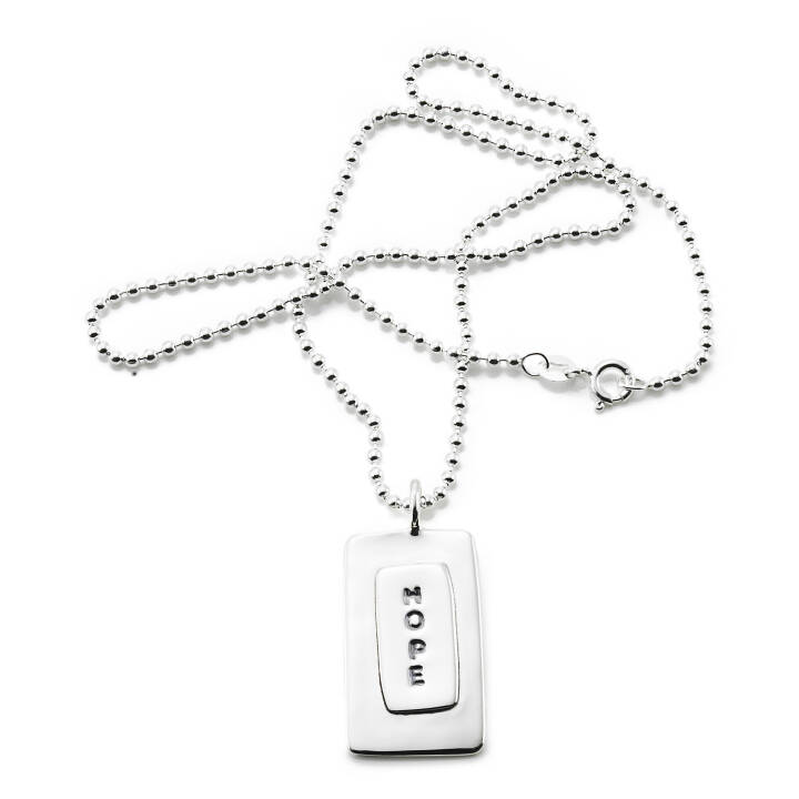 Hope Pendant Silver in the group Necklaces / Silver Necklaces at SCANDINAVIAN JEWELRY DESIGN (11-100-00006-0000)