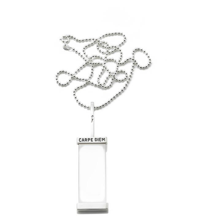 Carpe Diem Monocle Pendant Silver in the group Necklaces / Silver Necklaces at SCANDINAVIAN JEWELRY DESIGN (11-100-00257)