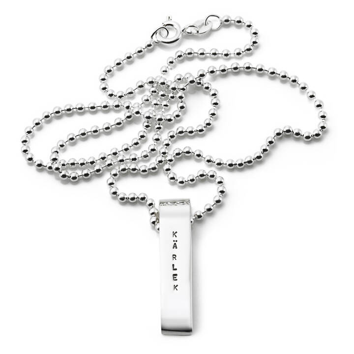 Kärlek Pendant Silver in the group Necklaces / Silver Necklaces at SCANDINAVIAN JEWELRY DESIGN (11-100-00508-0000)