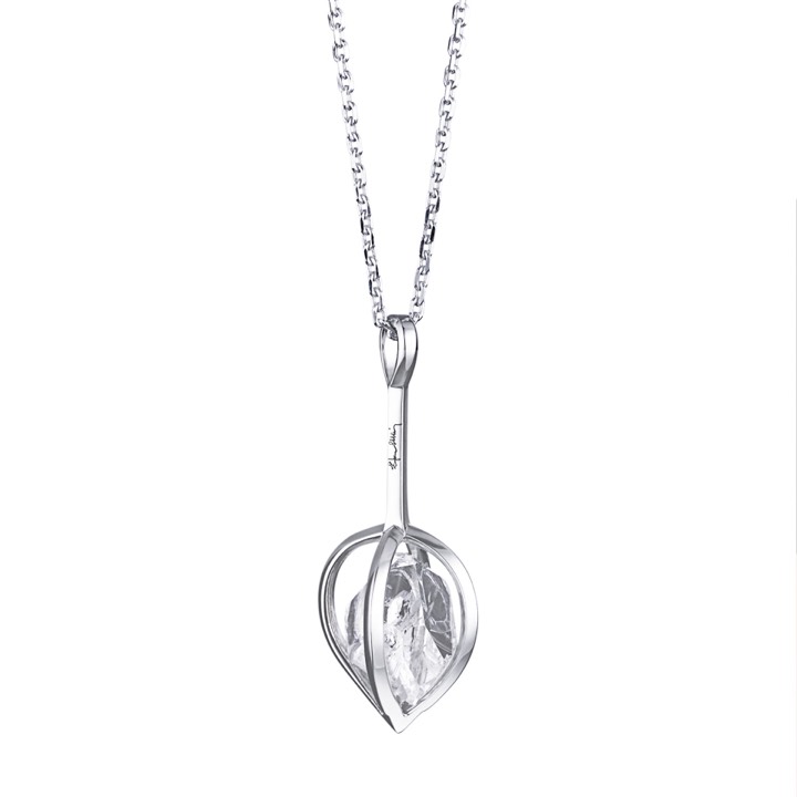 Captured Harmony Pendant Silver in the group Necklaces / Silver Necklaces at SCANDINAVIAN JEWELRY DESIGN (11-100-01134)