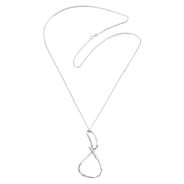 Twisting Pendant Silver in the group Necklaces / Silver Necklaces at SCANDINAVIAN JEWELRY DESIGN (11-100-01294-0000)