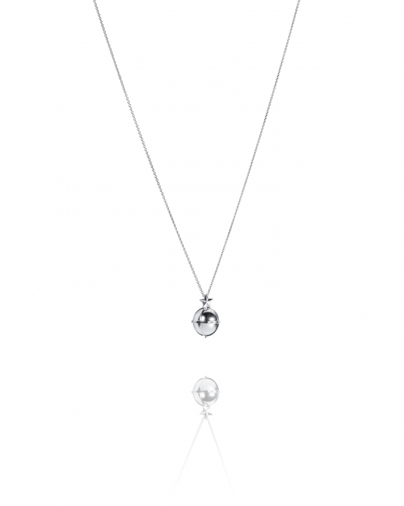 Treasure Ball Pendant Silver in the group Necklaces / Silver Necklaces at SCANDINAVIAN JEWELRY DESIGN (11-100-02182-0000)