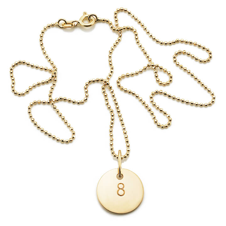 Baby Luck Pendant Gold in the group Necklaces / Gold Necklaces at SCANDINAVIAN JEWELRY DESIGN (11-101-00333-0000)