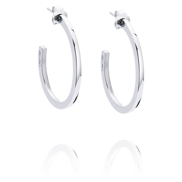 Hoops Earring Silver in the group Earrings / Silver Earrings at SCANDINAVIAN JEWELRY DESIGN (12-100-00040-0000)