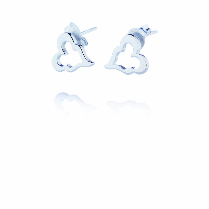 Crazy Heart Earring Silver in the group Earrings / Silver Earrings at SCANDINAVIAN JEWELRY DESIGN (12-100-00317-0000)