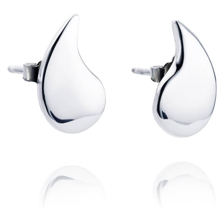 Waterdrops Earring Silver in the group Earrings / Silver Earrings at SCANDINAVIAN JEWELRY DESIGN (12-100-00415-0000)