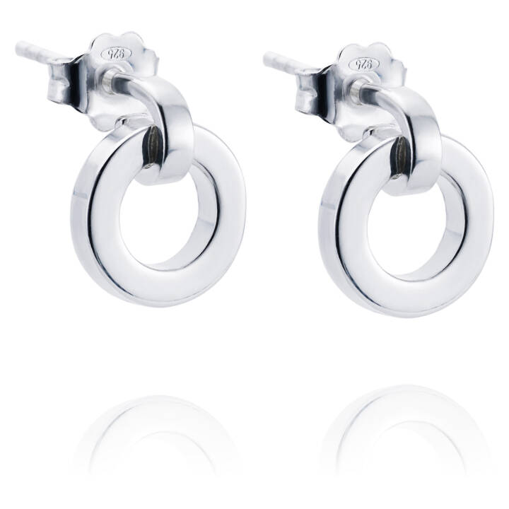 Ring Around Earring Silver in the group Earrings / Silver Earrings at SCANDINAVIAN JEWELRY DESIGN (12-100-00553-0000)
