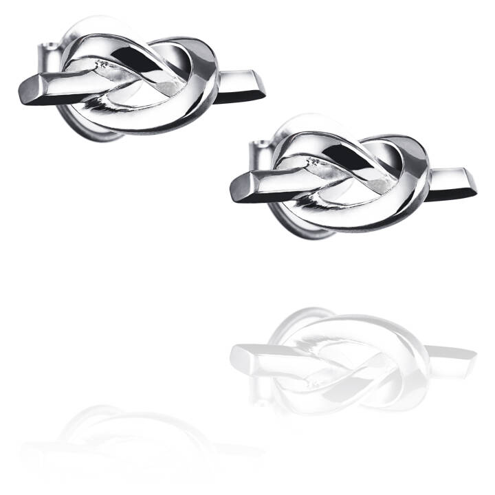 Love Knot Earring Silver in the group Earrings / Silver Earrings at SCANDINAVIAN JEWELRY DESIGN (12-100-00968-0000)