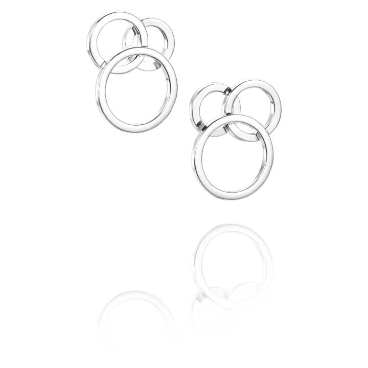 Bubbles Earring Silver in the group Earrings / Silver Earrings at SCANDINAVIAN JEWELRY DESIGN (12-100-01800-0000)