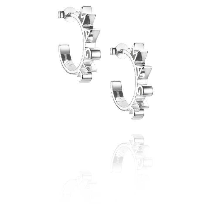 Magic Hoops Earring Silver in the group Earrings / Silver Earrings at SCANDINAVIAN JEWELRY DESIGN (12-100-01811-0000)