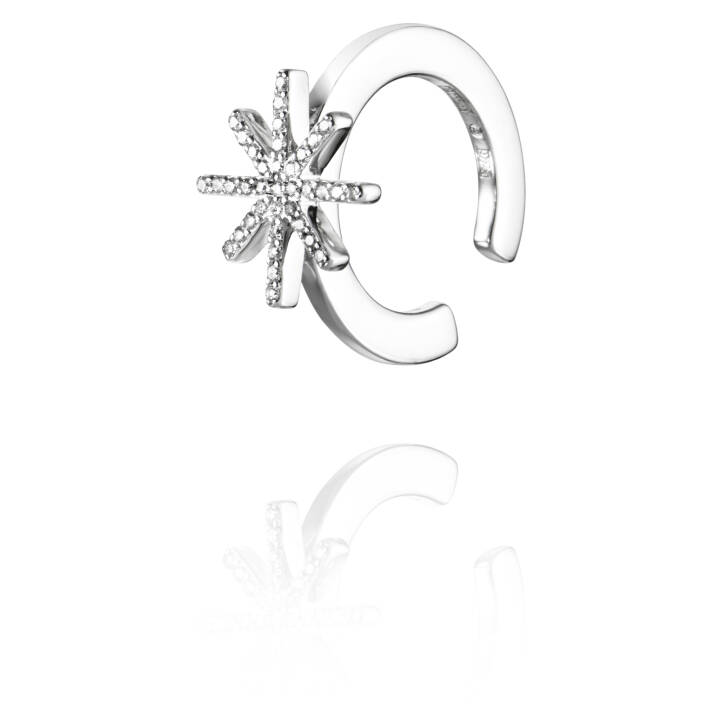 Beam & Stars Earring Silver in the group Earrings / Diamond Earrings at SCANDINAVIAN JEWELRY DESIGN (12-100-01887-0000)