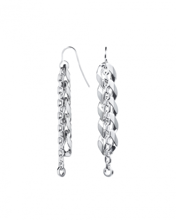 Rock My Chain Earrings in the group Earrings / Silver Earrings at SCANDINAVIAN JEWELRY DESIGN (12-100-02177-0000)