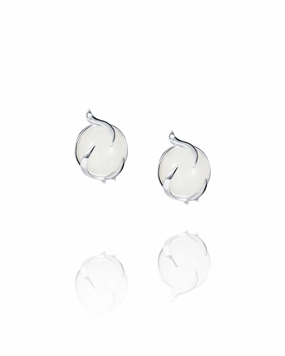 Frö Earrings Silver in the group Earrings / Silver Earrings at SCANDINAVIAN JEWELRY DESIGN (12-100-02340-0000)