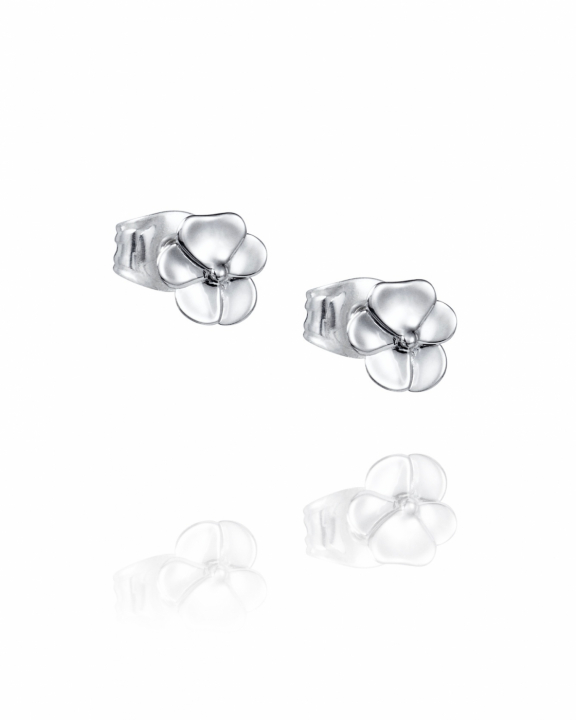 Pensée Earrings Silver in the group Earrings / Silver Earrings at SCANDINAVIAN JEWELRY DESIGN (12-100-02352-0000)