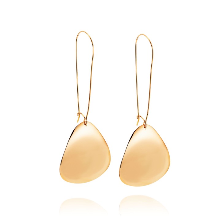 Rose Petal Earring Gold in the group Earrings / Gold Earrings at SCANDINAVIAN JEWELRY DESIGN (12-101-00215-0000)