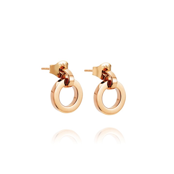Ring Around Earring Gold in the group Earrings / Gold Earrings at SCANDINAVIAN JEWELRY DESIGN (12-101-00553-0000)