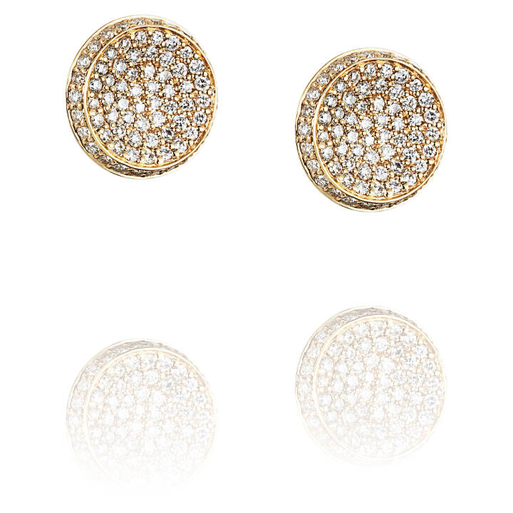 Love Bowl Earring Gold in the group Earrings / Diamond Earrings at SCANDINAVIAN JEWELRY DESIGN (12-101-00971-0000)