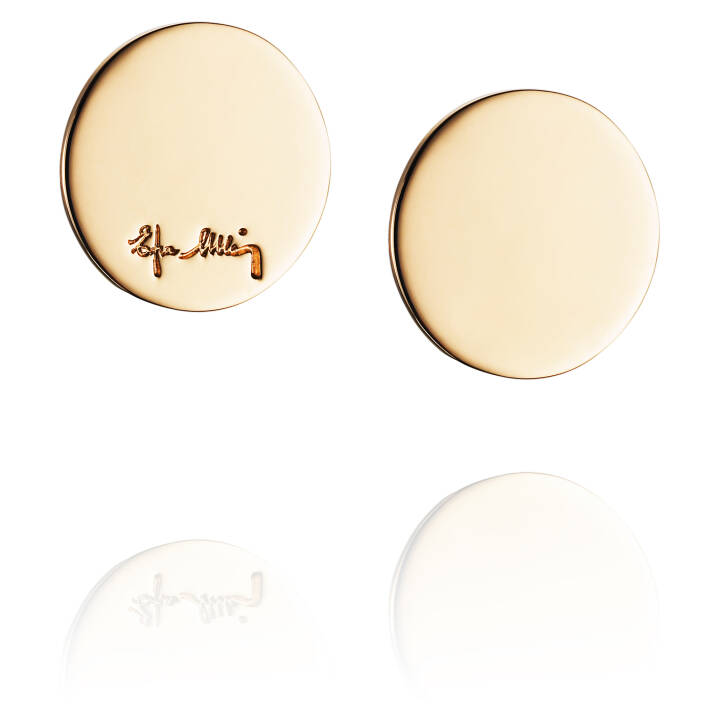 Dots Earring Gold in the group Earrings / Gold Earrings at SCANDINAVIAN JEWELRY DESIGN (12-101-01010-0000)