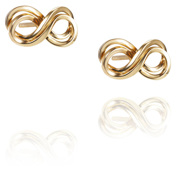 Forever & Ever Earring Gold in the group Earrings / Gold Earrings at SCANDINAVIAN JEWELRY DESIGN (12-101-01543-0000)