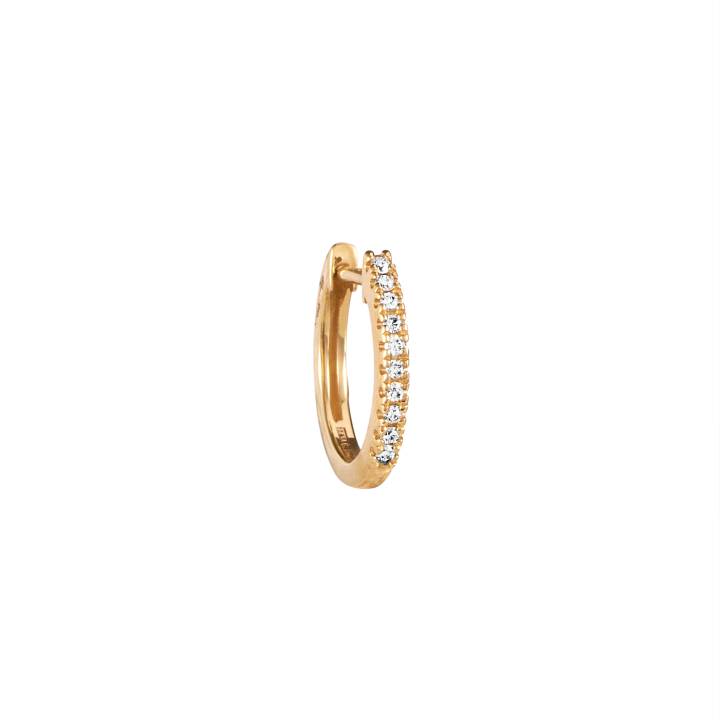 Mini Hoop & Stars Gold in the group Earrings / Diamond Earrings at SCANDINAVIAN JEWELRY DESIGN (12-101-02046-0000)