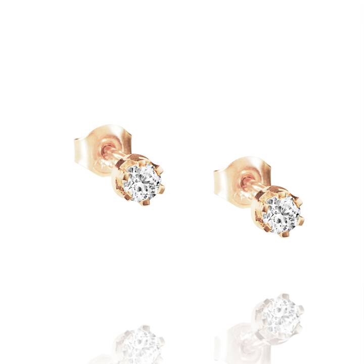 Crown & Stars Earring 0.38ctw Gold in the group Earrings / Diamond Earrings at SCANDINAVIAN JEWELRY DESIGN (12-101-02052-0000)