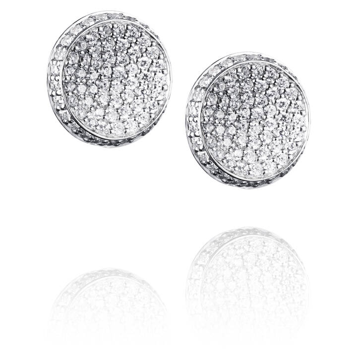 Love Bowl Earring White gold in the group Earrings / Diamond Earrings at SCANDINAVIAN JEWELRY DESIGN (12-102-00971-0000)