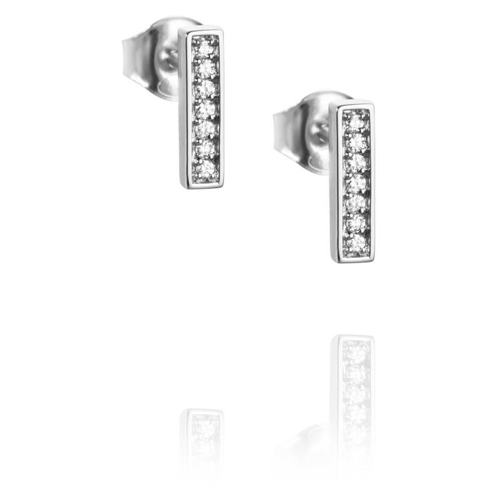 Thin Stars Earring White gold in the group Earrings / Diamond Earrings at SCANDINAVIAN JEWELRY DESIGN (12-102-01619-0000)
