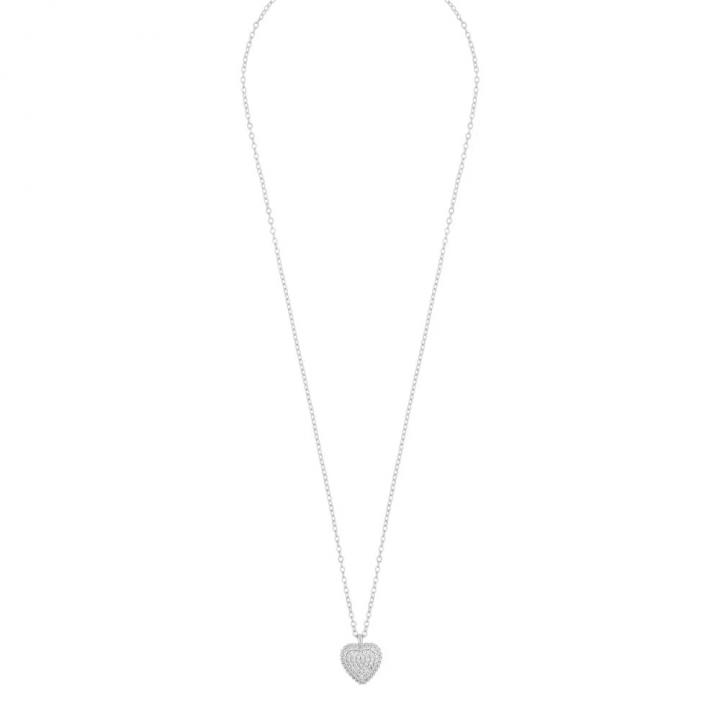 Sanne heart Silver in the group Necklaces / Silver Necklaces at SCANDINAVIAN JEWELRY DESIGN (1220-0442-012-42)