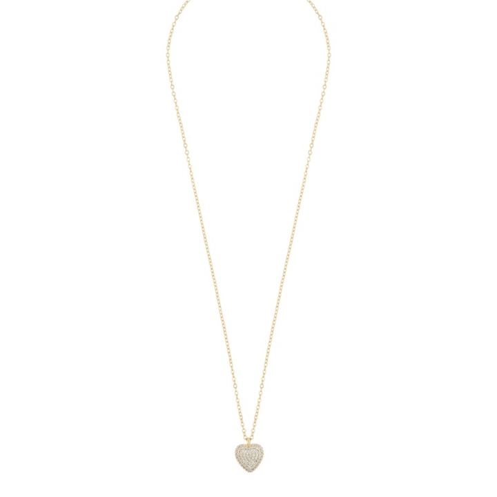 Sanne heart  in the group Necklaces / Gold Necklaces at SCANDINAVIAN JEWELRY DESIGN (1220-0442-251-42)