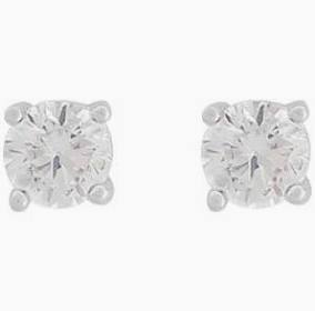 Essence stone earring 3mm Silver in the group Earrings / Silver Earrings at SCANDINAVIAN JEWELRY DESIGN (1266-6400-012)