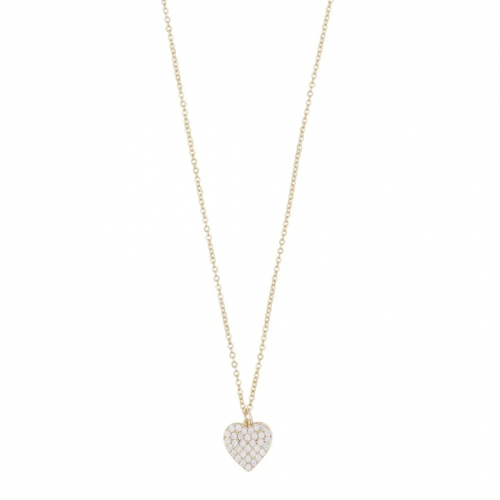 North small heart in the group Necklaces / Gold Necklaces at SCANDINAVIAN JEWELRY DESIGN (1289-0145-251-45)