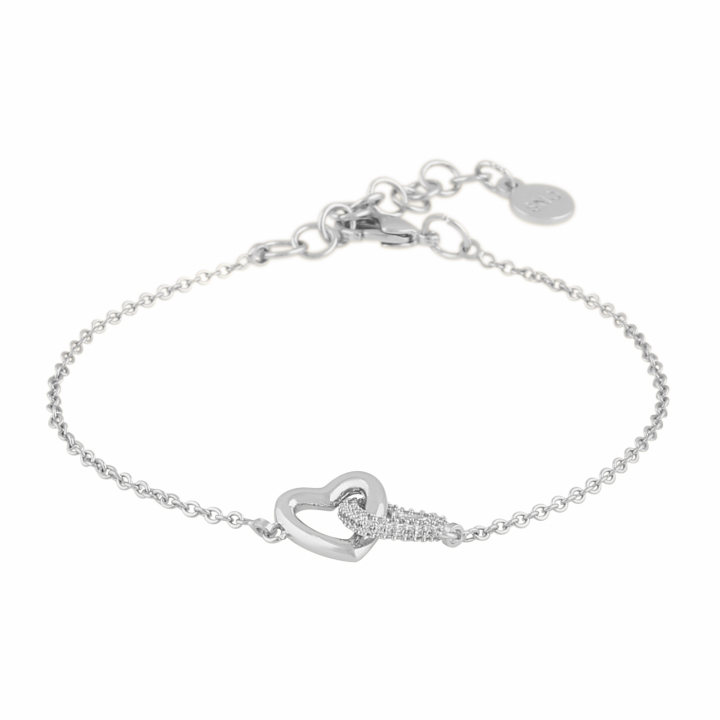 Brooklyn chain brace Silver in the group Bracelets / Silver Bracelets at SCANDINAVIAN JEWELRY DESIGN (1295-3200-012)