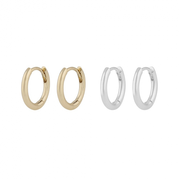 Blair ring ear set in the group Earrings / Gold Earrings at SCANDINAVIAN JEWELRY DESIGN (1298-6400-261-ONE)